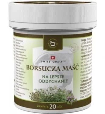 maść borsucza na lepsze oddychanie